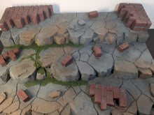 Load image into Gallery viewer, Rubble and Regrowth 3 Tiered Riser Action Figure Display Diorama
