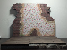 Load image into Gallery viewer, Derelict Apartment Backdrop Action Figure Display Diorama
