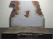 Load image into Gallery viewer, Derelict Apartment Backdrop Action Figure Display Diorama
