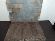 Load image into Gallery viewer, Backdrop Collection Castle with Wooden Floor Action Figure Display Diorama
