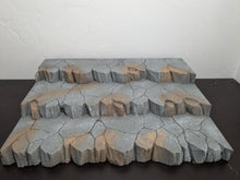Load image into Gallery viewer, Riser Collection 3 Tiered Stone riser Action Figure Display Diorama
