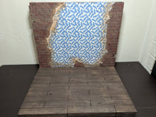 Load image into Gallery viewer, Derelict Apartment Backdrop Action Figure Display Diorama
