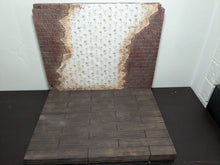 Load image into Gallery viewer, Derelict Apartment Backdrop Action Figure Display Diorama

