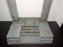 Load image into Gallery viewer, Mythic Staircase Riser with Pillars Action Figure Display Diorama
