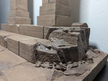 Load image into Gallery viewer, Ikea Detolf Sandstone Riser and Pillars Action Figure Display Diorama
