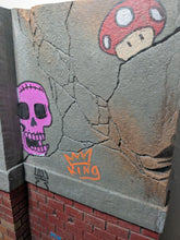 Load image into Gallery viewer, Ikea Detolf Zilla Graffiti Backdrop Action Figure Display Diorama
