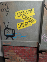 Load image into Gallery viewer, Ikea Detolf Spidey Graffiti Backdrop Action Figure Display Diorama
