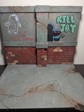 Load image into Gallery viewer, Ikea Detolf Hash Slinging Slasher Graffiti Backdrop Action Figure Display Diorama
