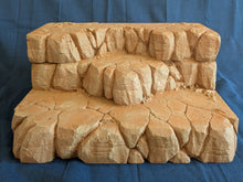 Load image into Gallery viewer, Ikea Detolf Rocky Terrain Earth Tone Action Figure Display Diorama
