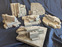 Load image into Gallery viewer, Lot of 6 Miniature Rubble Action Figure Display Dioramas
