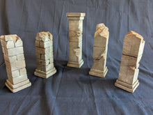 Load image into Gallery viewer, Lot of 5 Mythic Pillars Action figure display diorama pieces
