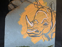 Load image into Gallery viewer, Citrus Rhino Graffiti Action Figure Display Diorama
