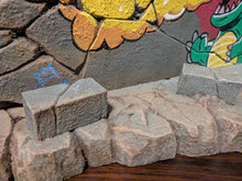 Load image into Gallery viewer, Deity Lizard Graffiti Action Figure Display Diorama
