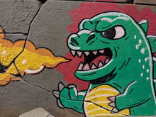 Load image into Gallery viewer, Deity Lizard Graffiti Action Figure Display Diorama
