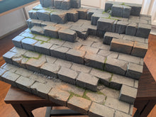 Load image into Gallery viewer, Modular Tiered Overgrown Mythic Bricks Action Figure Display Diorama
