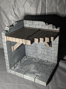 Mythic Medieval Tower Action Figure Display Diorama