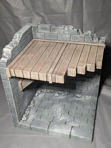 Mythic Medieval Tower Action Figure Display Diorama