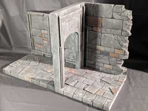 Clearance MYTHIC Legions Medieval Inspired Modular Castle Hallway Action Figure Display