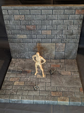 Load image into Gallery viewer, IKEA Detolf Stone Wall and Floor Action Figure Display Diorama
