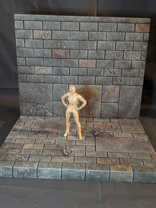 IKEA Detolf Stone Wall and Floor Action Figure Display Diorama