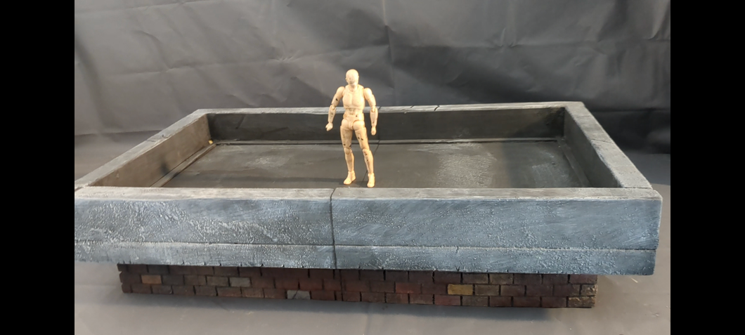 Modular Rooftop Action Figure Display Diorama