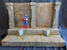 Load image into Gallery viewer, Underground Mythic Castle Bookcase Action Figure Display Diorama
