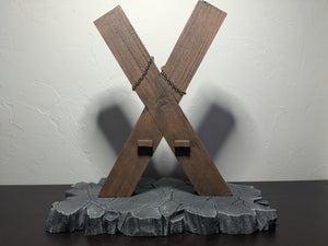 X-Men Crucifix Action Figure Display Diorama