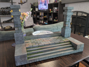 Bookcase Mythic Castle Action Figure Display Diorama