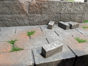 Castle Ruins Action Figure Display Diorama