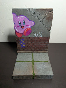Mini Kirby Action Figure Display Diorama