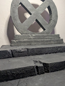 X Symbol Riser Action Figure Display Diorama