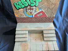 Load image into Gallery viewer, City Alley with Graffiti Action Figure Display Diorama
