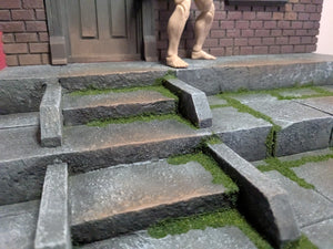 Overgrown City Street Action Figure Display Diorama