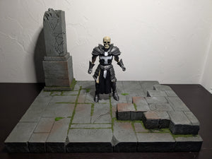 Castle Floor and Pillar Action Figure Display Diorama