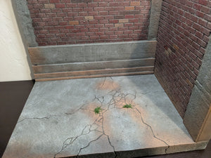 Urban Alleyway Action Figure Display Diorama