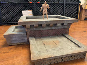 Massive 3 Rooftop Action Figure Display Diorama