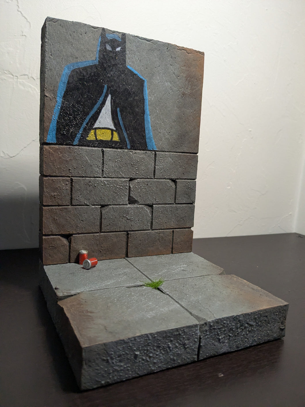 Mini Batman Action Figure Display Diorama