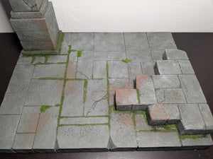 Castle Floor and Pillar Action Figure Display Diorama