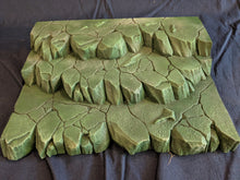 Load image into Gallery viewer, Castle Greyskull Green Riser Action Figure Display Diorama
