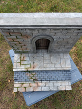 Load image into Gallery viewer, Mythic Style Castle Wall with risers action figure display diorama
