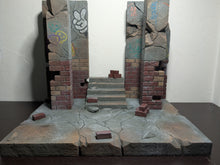 Load image into Gallery viewer, Modular Abandoned Building Action Figure Display Diorama
