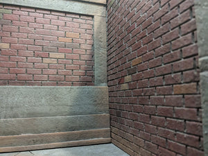 Urban Alleyway Action Figure Display Diorama