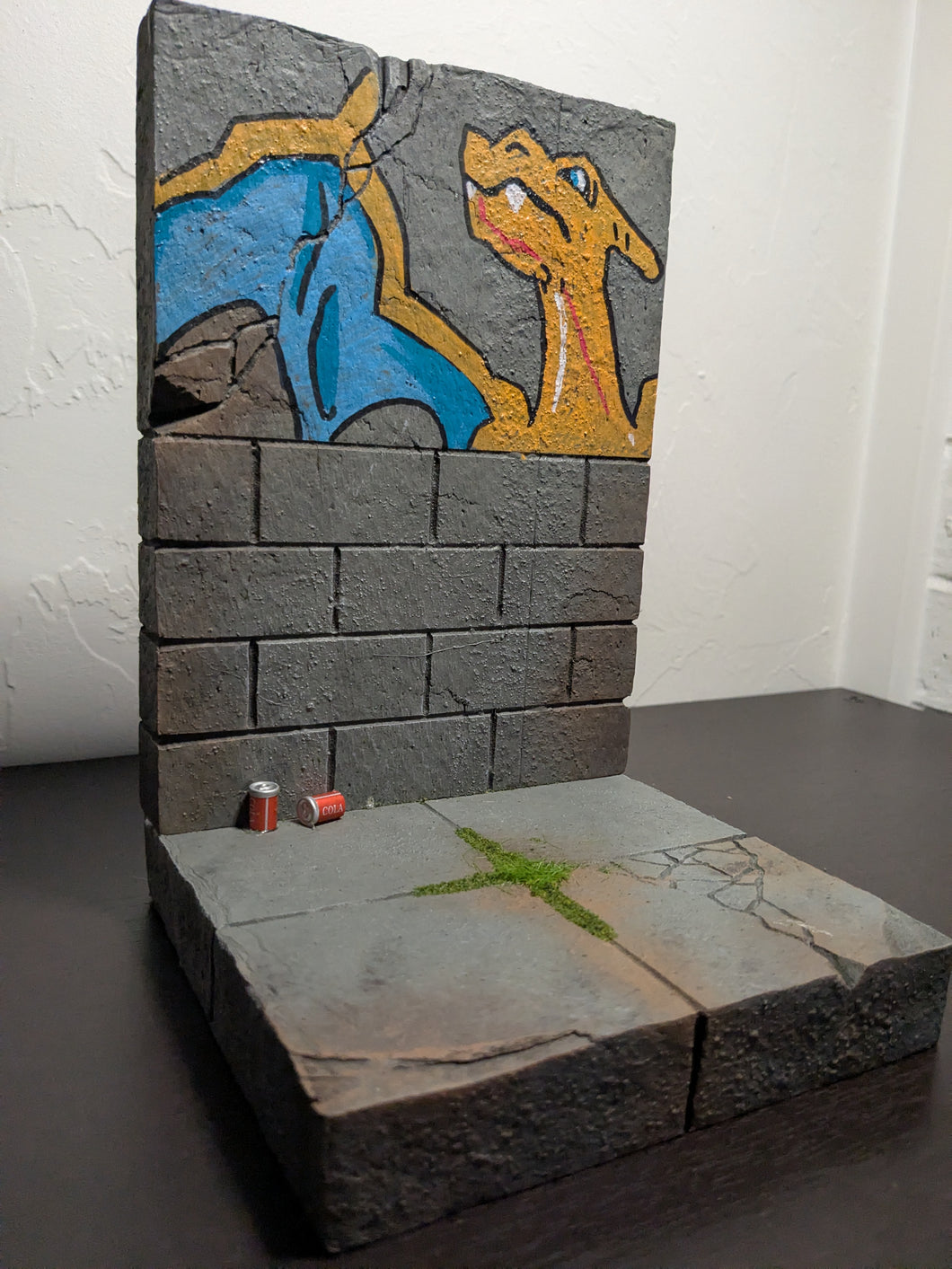 Mini Charizard Action Figure Display Diorama