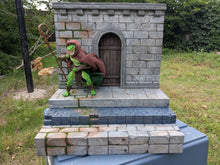Load image into Gallery viewer, Mythic Style Castle Wall with risers action figure display diorama
