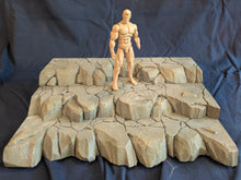 Load image into Gallery viewer, Stone Riser Action Figure Display Diorama
