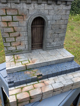 Load image into Gallery viewer, Mythic Style Castle Wall with risers action figure display diorama
