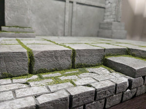 Overgrown Castle Action Figure Display Diorama