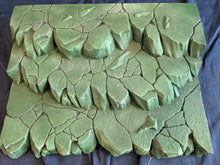 Load image into Gallery viewer, Castle Greyskull Green Riser Action Figure Display Diorama
