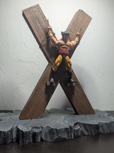 X-Men Crucifix Action Figure Display Diorama