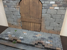 Load image into Gallery viewer, Castle with Working Door Action Figure Display Diorama
